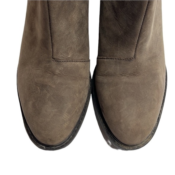 Clarks Scene Zip Brown Leather Ankle Boots Womens Size 9 BLEMISH - Picture 3 of 9